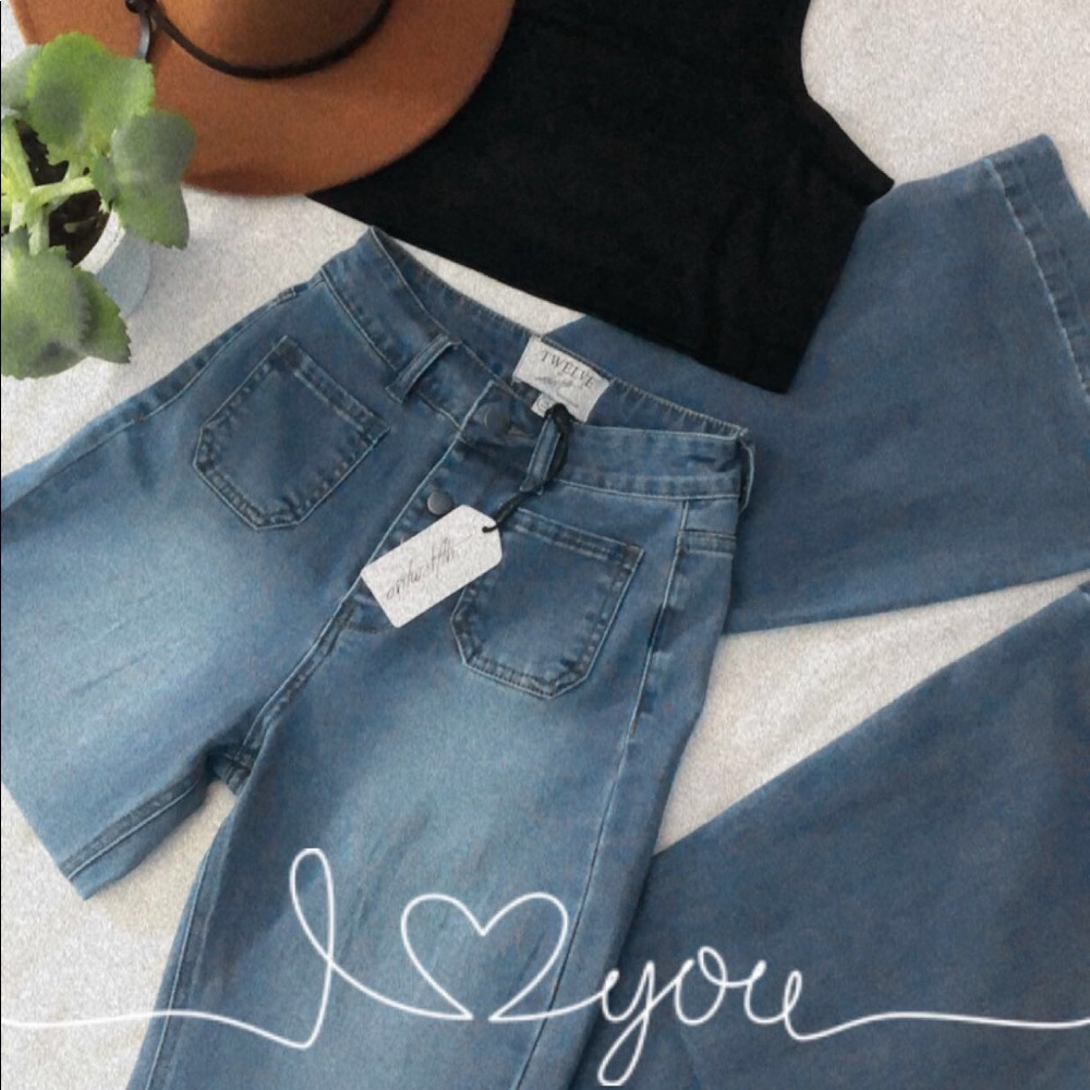 Jeans and basic top